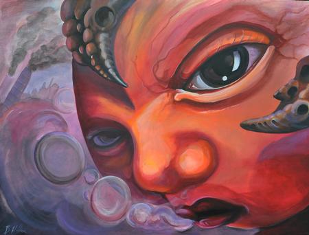 Tattoos - Baby with Bubbles - 69023